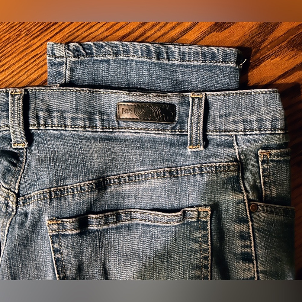 Lee Blue Straight Leg Jeans Classic Comfort - Picture 3 of 8